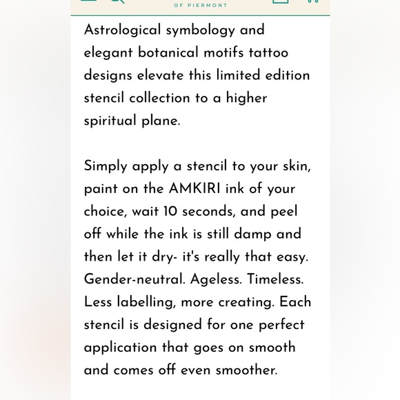 Amkiri NWT Stencil set 12 sheets - Picture 2 of 5